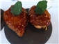 chicken wing canapés